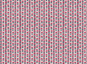 Warm red and grey blue