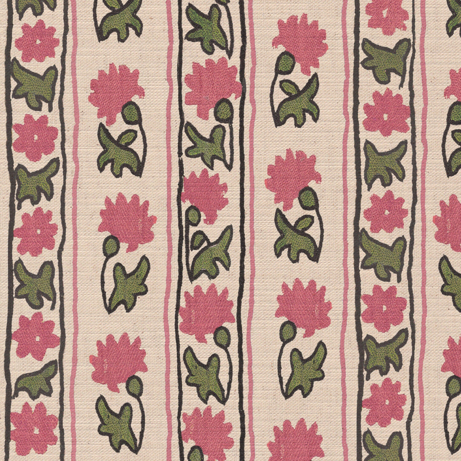 CW: Soft pink and green | BASE: Mercia Linen | HERO