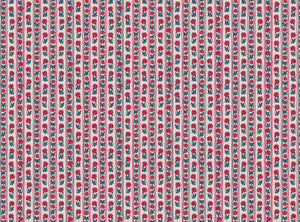 Warm red and blues