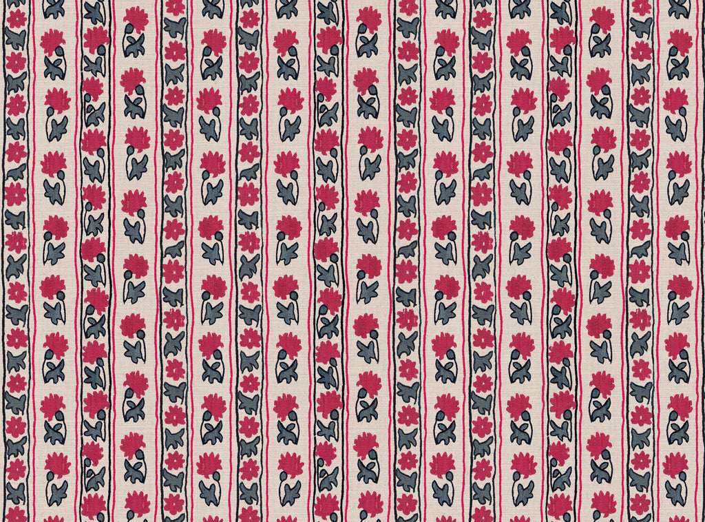 CW: Warm red and grey blue | BASE: Mercia Linen