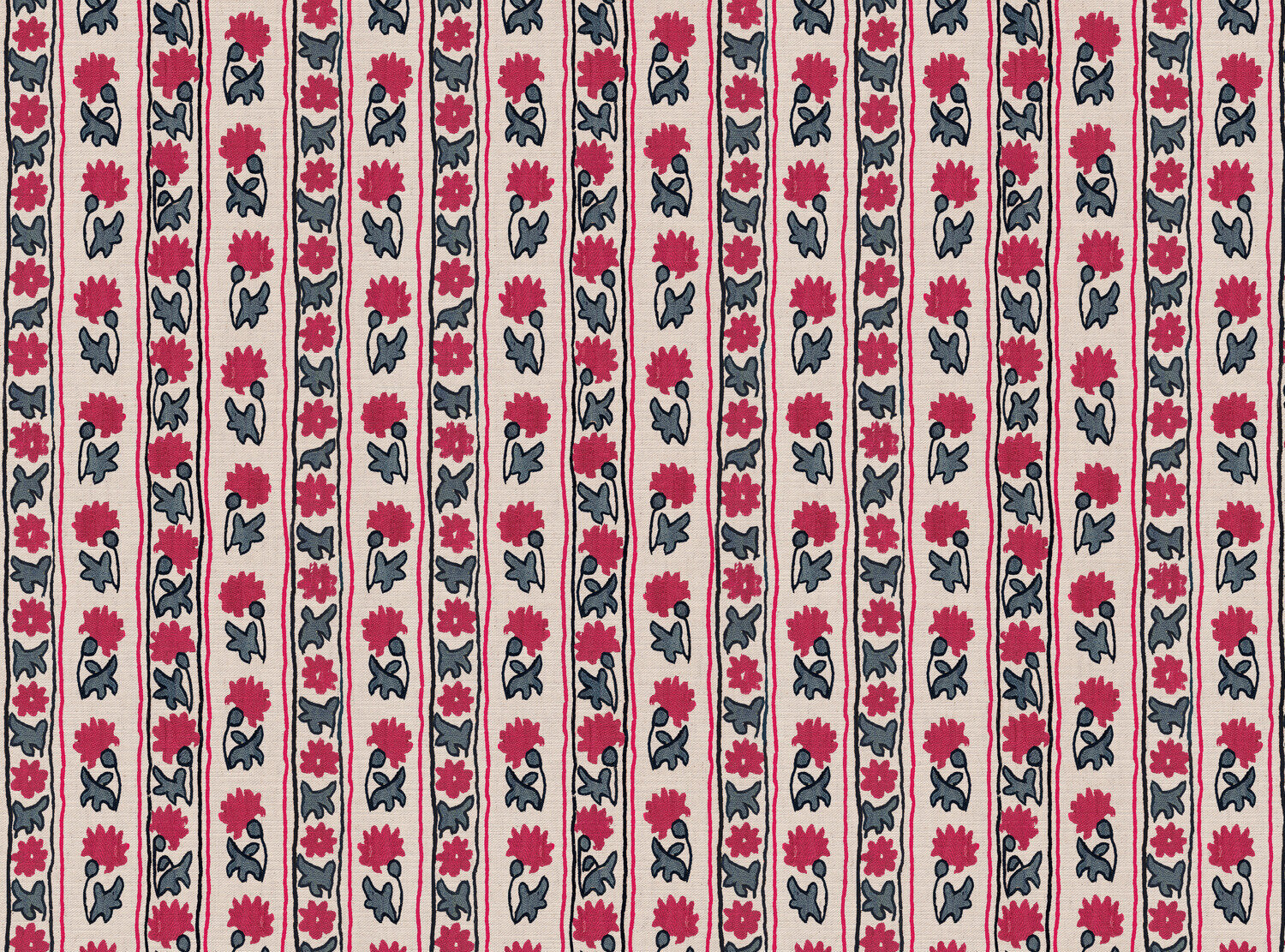 CW: Warm red and grey blue | BASE: Mercia Linen