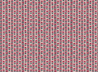 Warm red and grey blue
