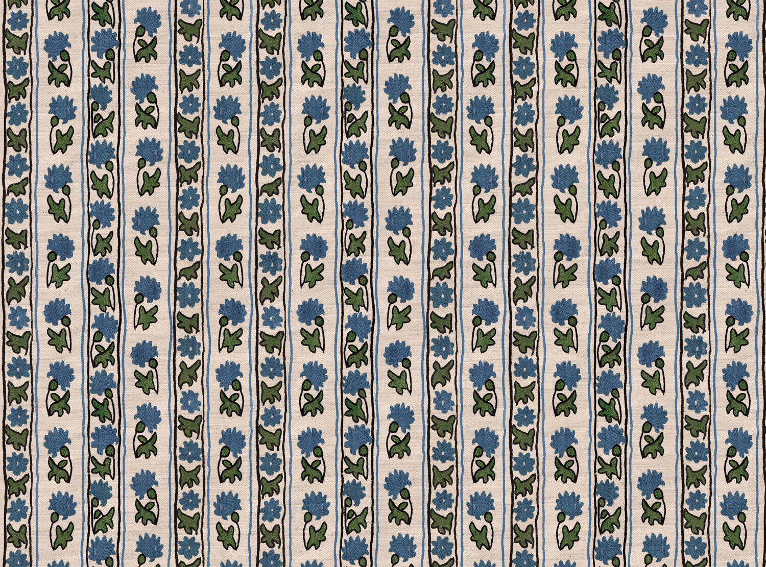 CW: Blue and green | BASE: Natural Luxury Linen