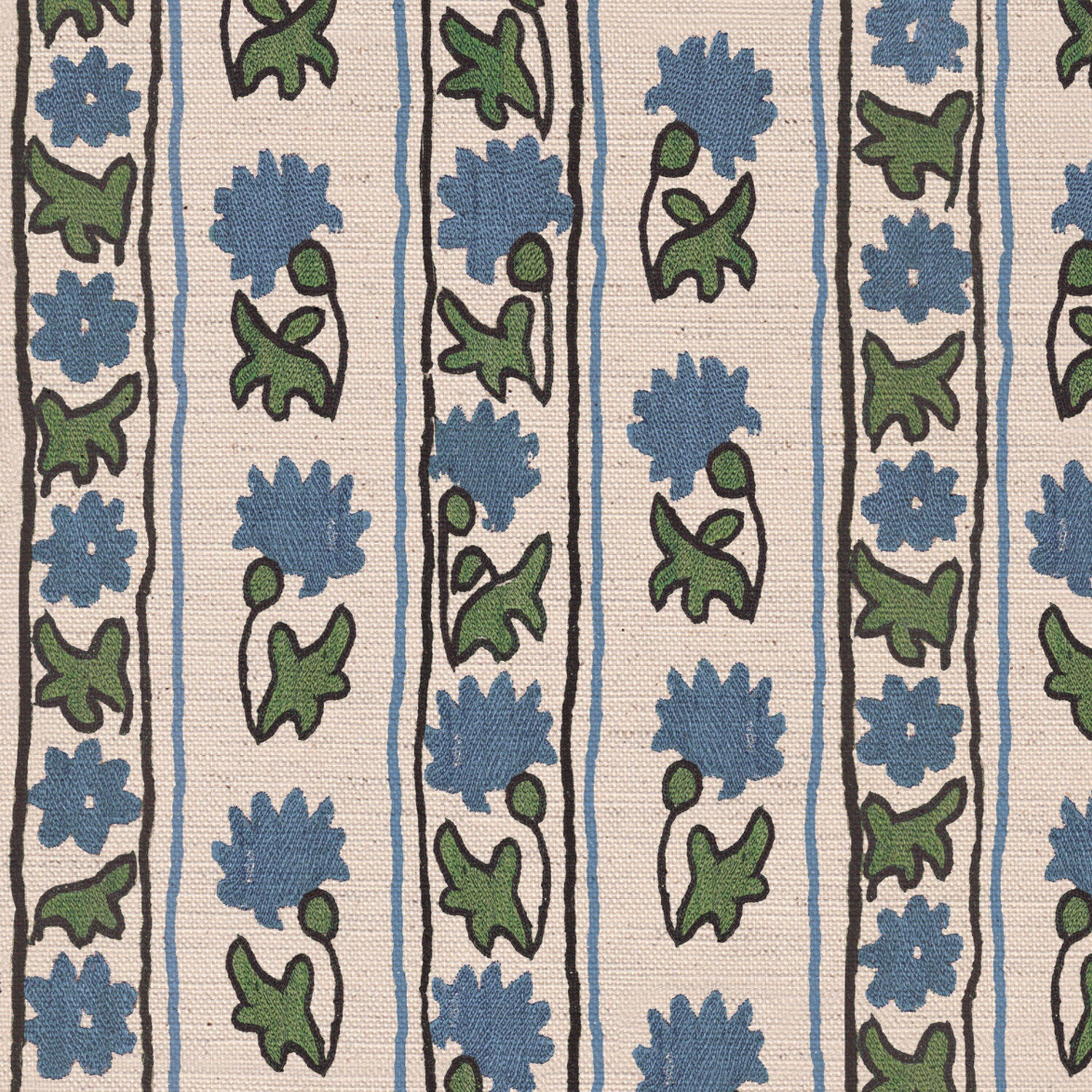 CW: Soft blue and green | BASE: Natural Luxury Linen | HERO