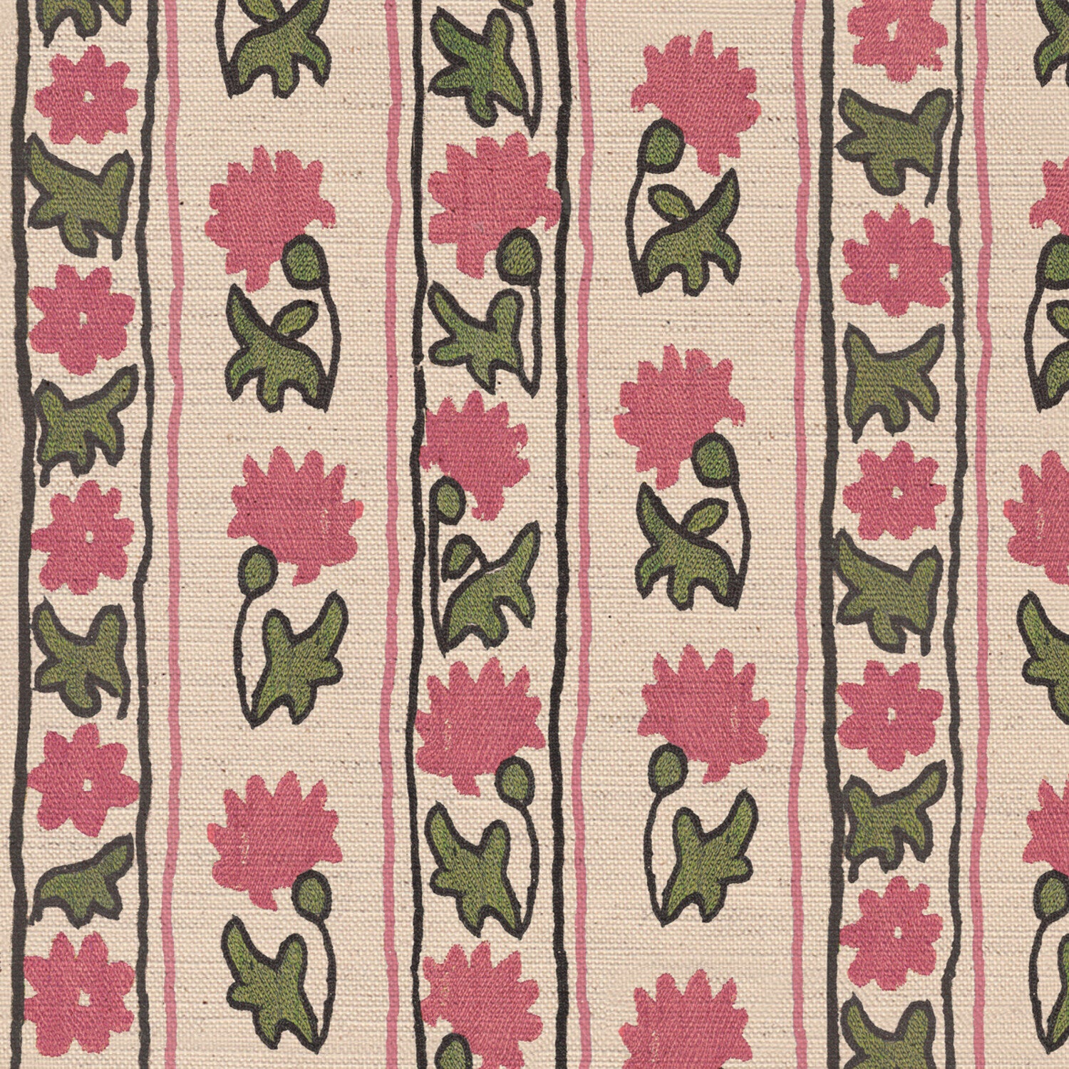 CW: Soft pink and green | BASE: Natural Luxury Linen | HERO