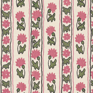 Soft pink and green