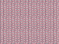 Warm red and grey blue