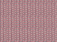 Warm red and grey blue