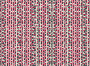 Warm red and grey blue