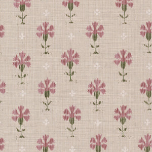 Soft putty pink and green