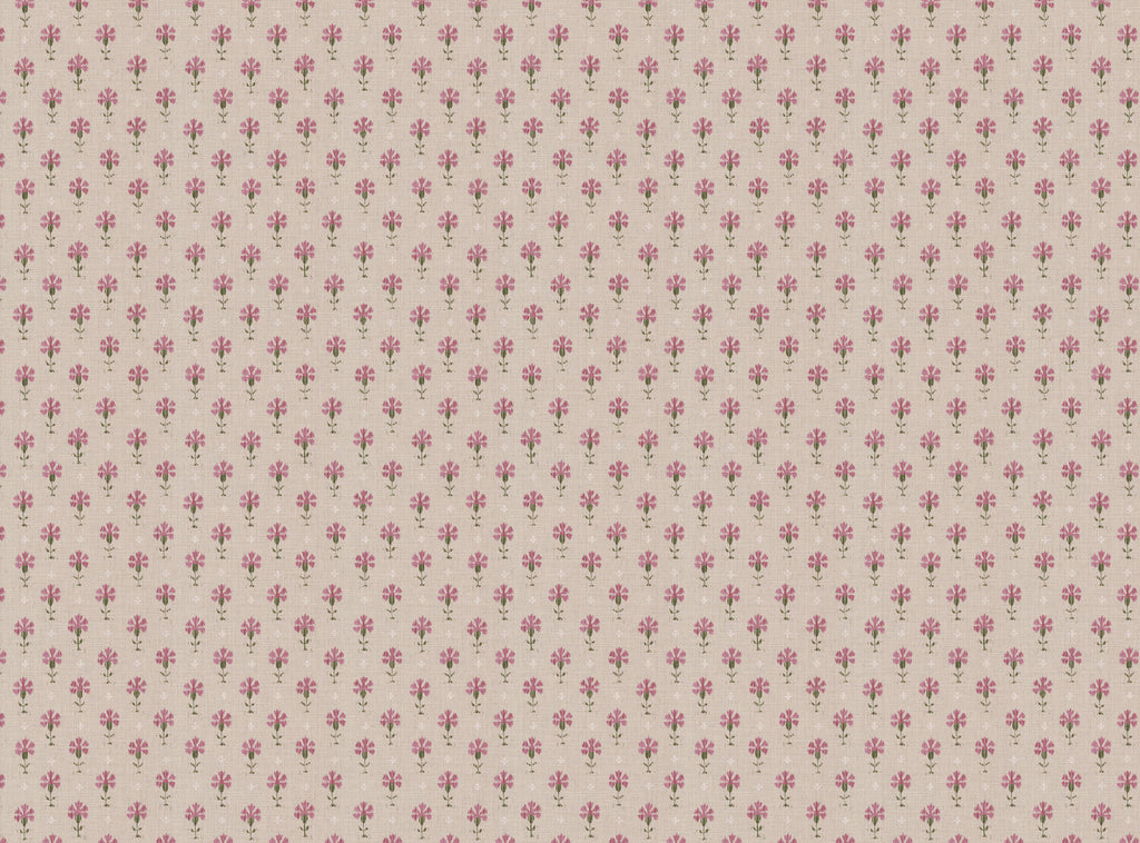 Carnation Ikat Fabric