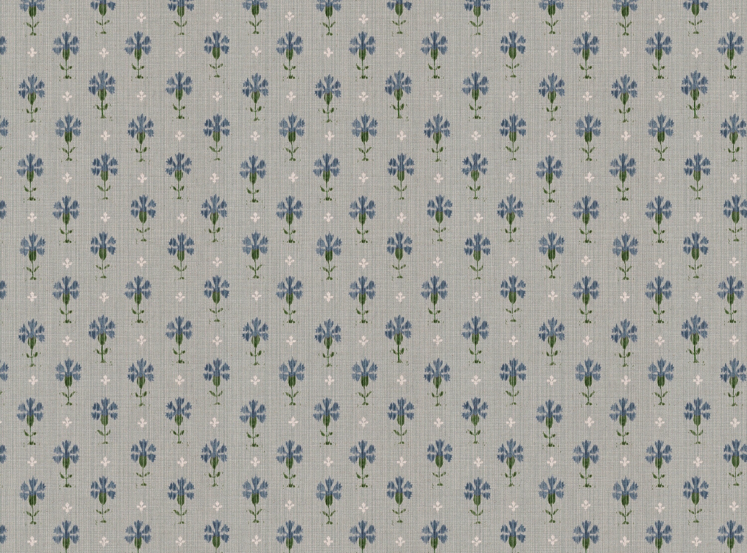 Carnation Ikat Fabric