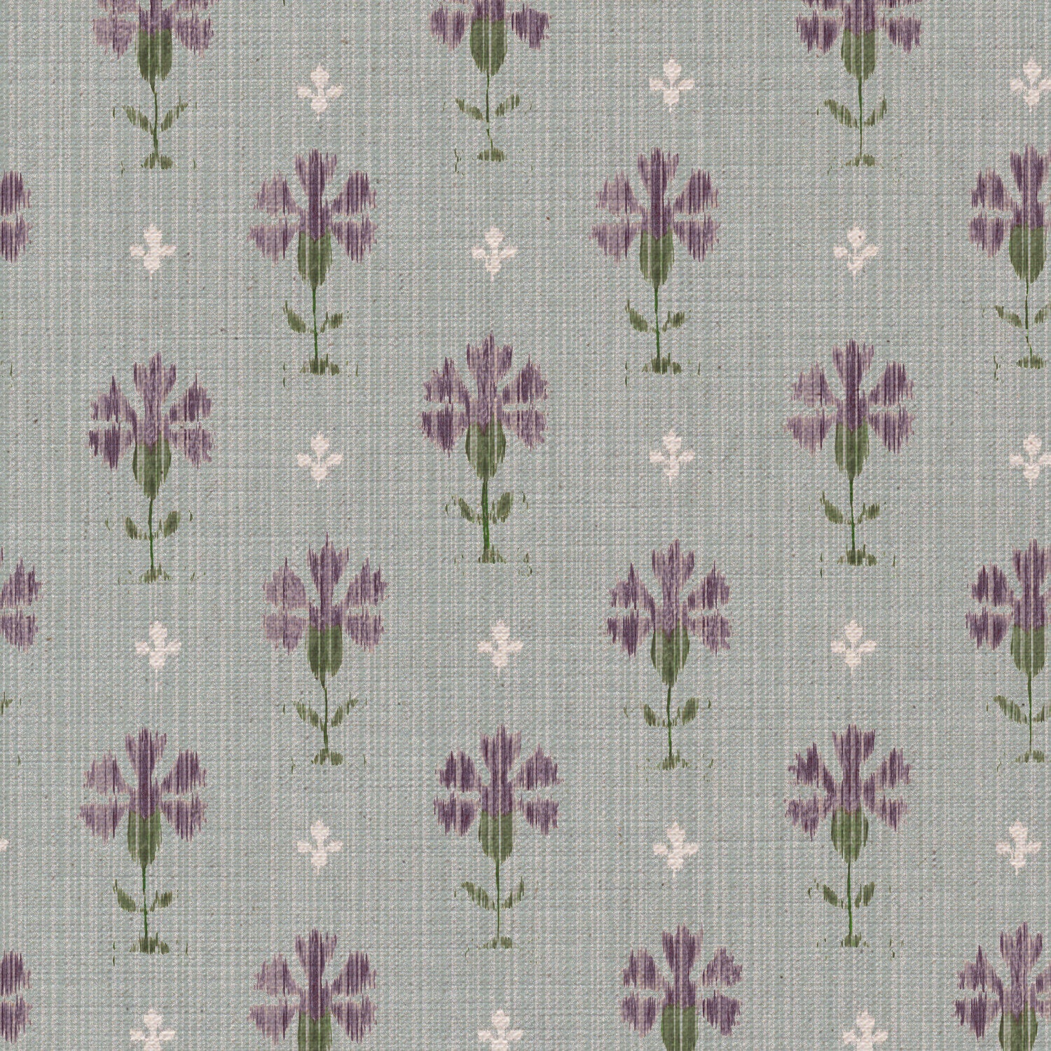 Carnation Ikat Fabric