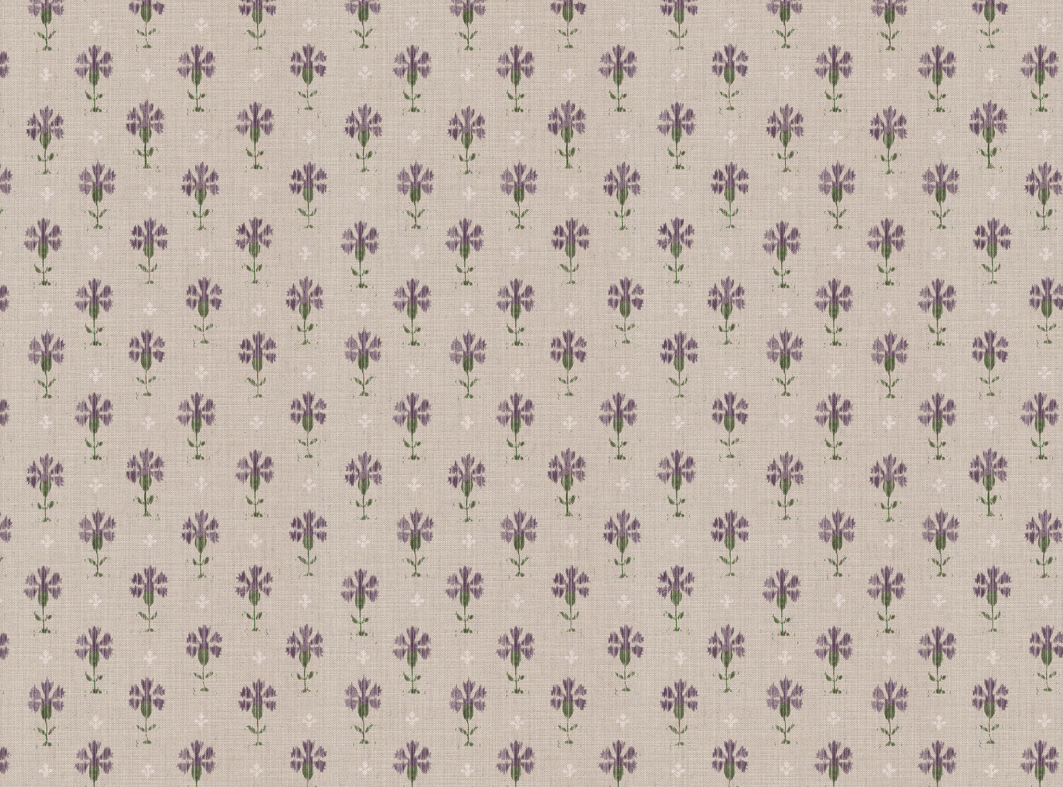 Carnation Ikat Fabric