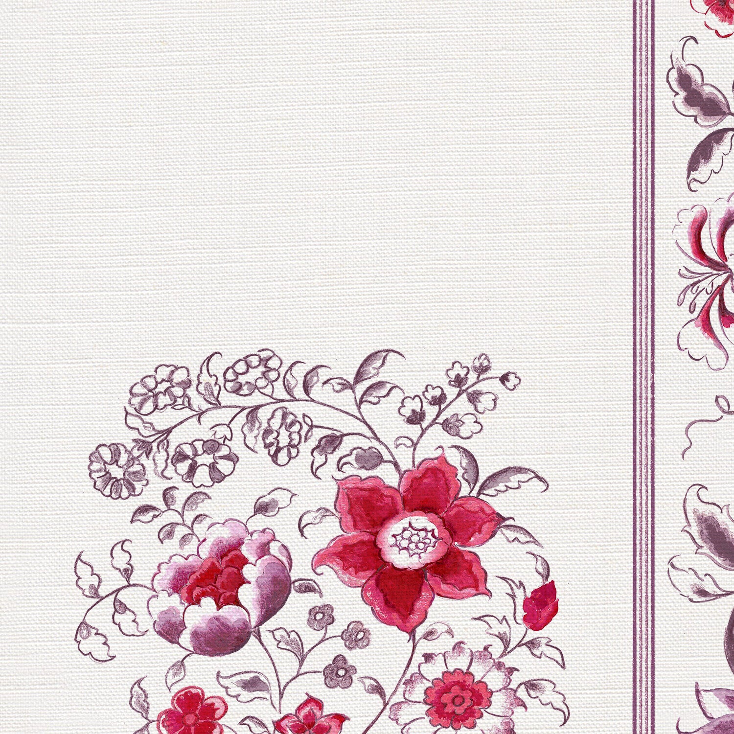 CW: Red and purple | BASE: Luxury Linen | HERO