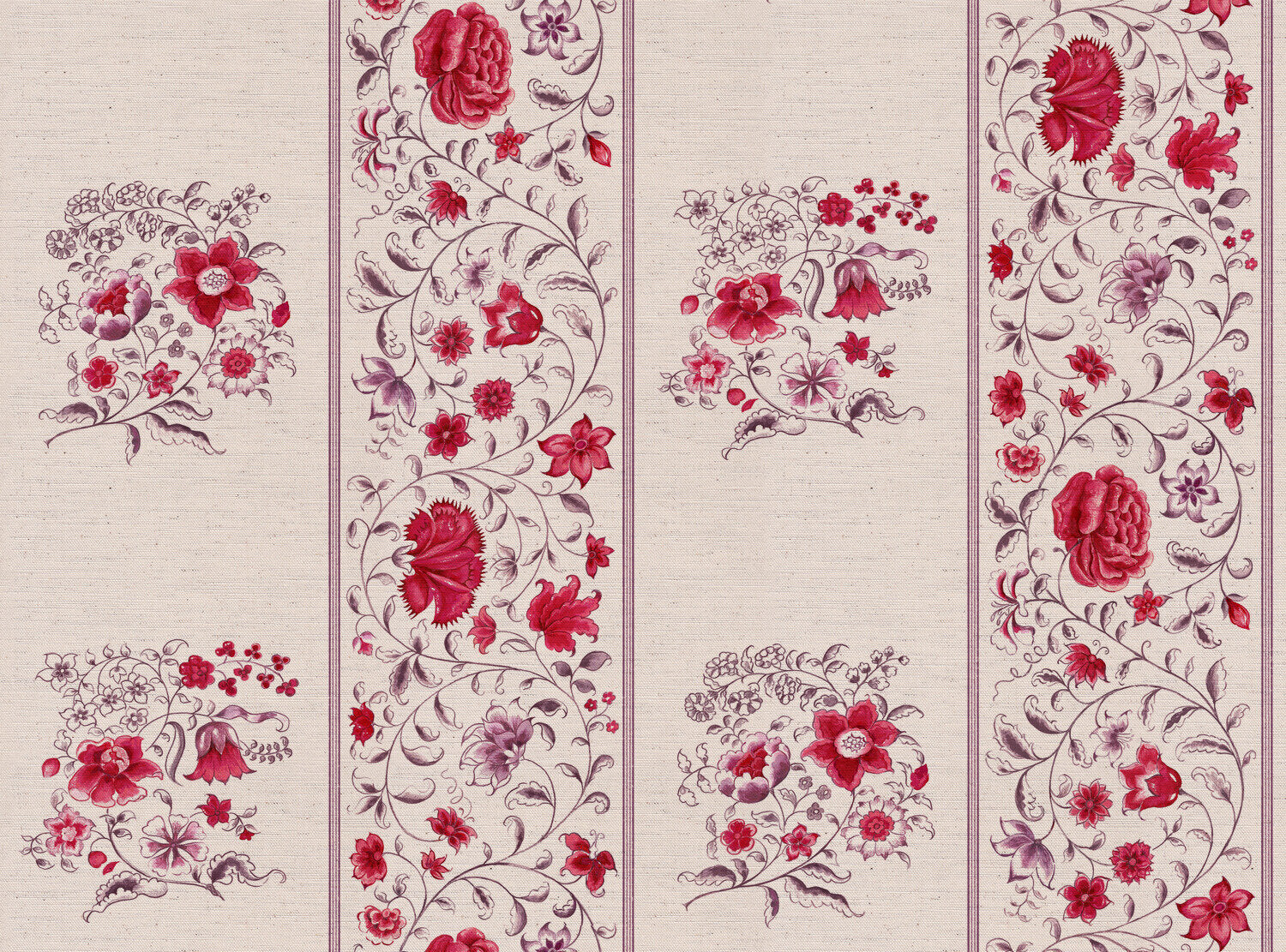 CW: Red and purple | BASE: Natural Luxury Linen