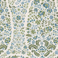 Blue and moss green