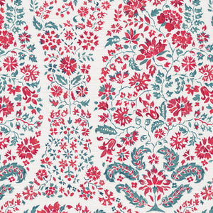 Bright red and blue