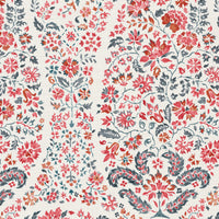 Coral and grey blue