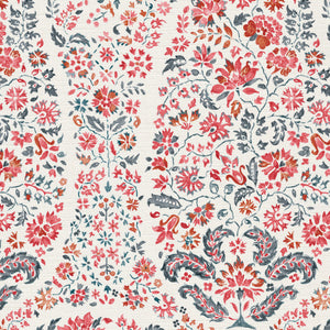 Coral and grey blue
