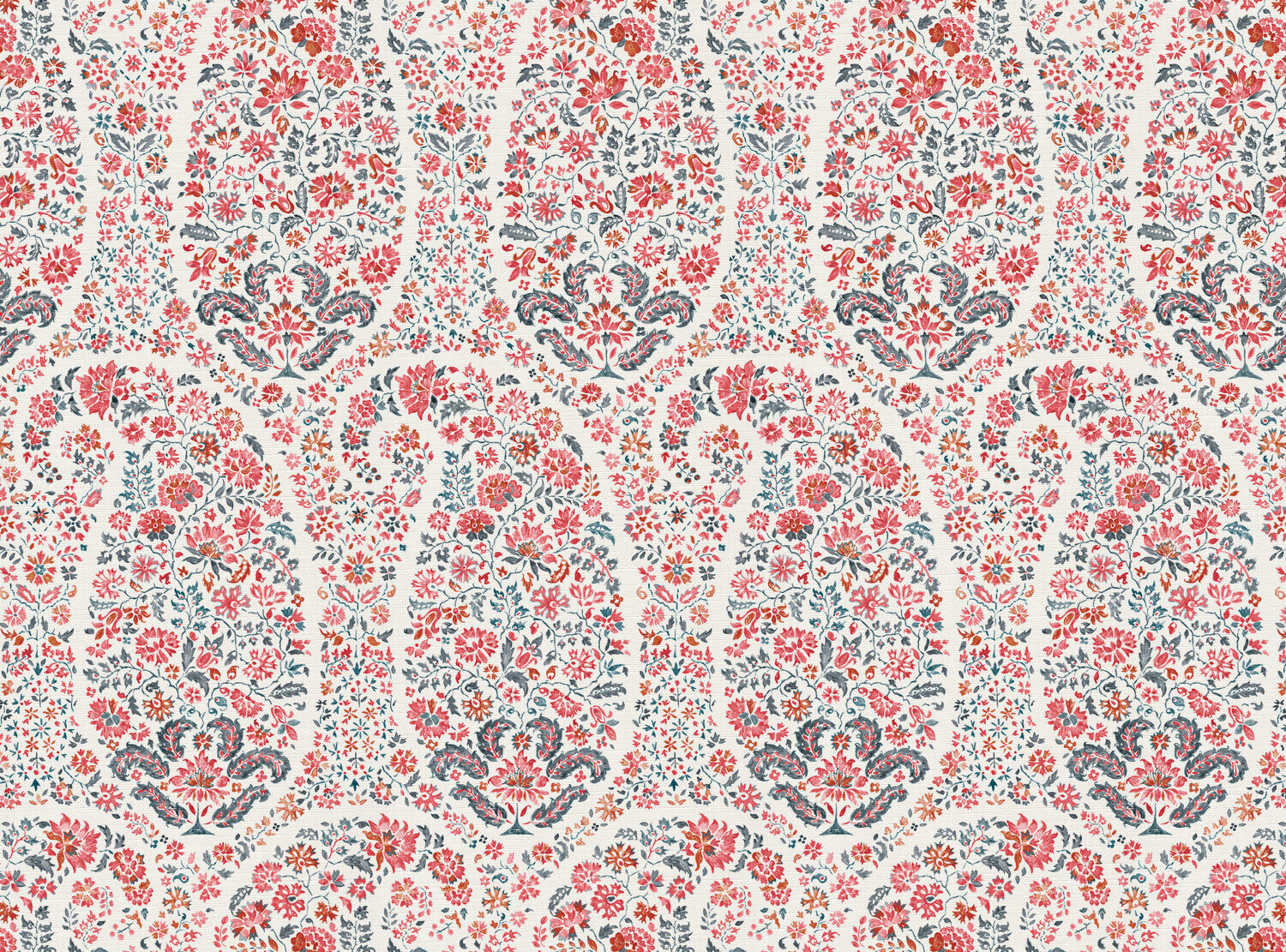 CW: Coral and grey blue | BASE: Luxury Linen