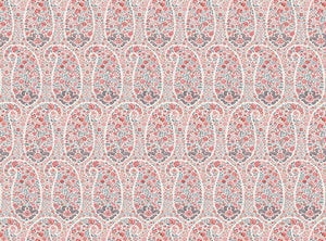 Coral and grey blue
