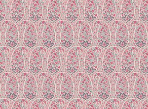 Pinky red and grey blue