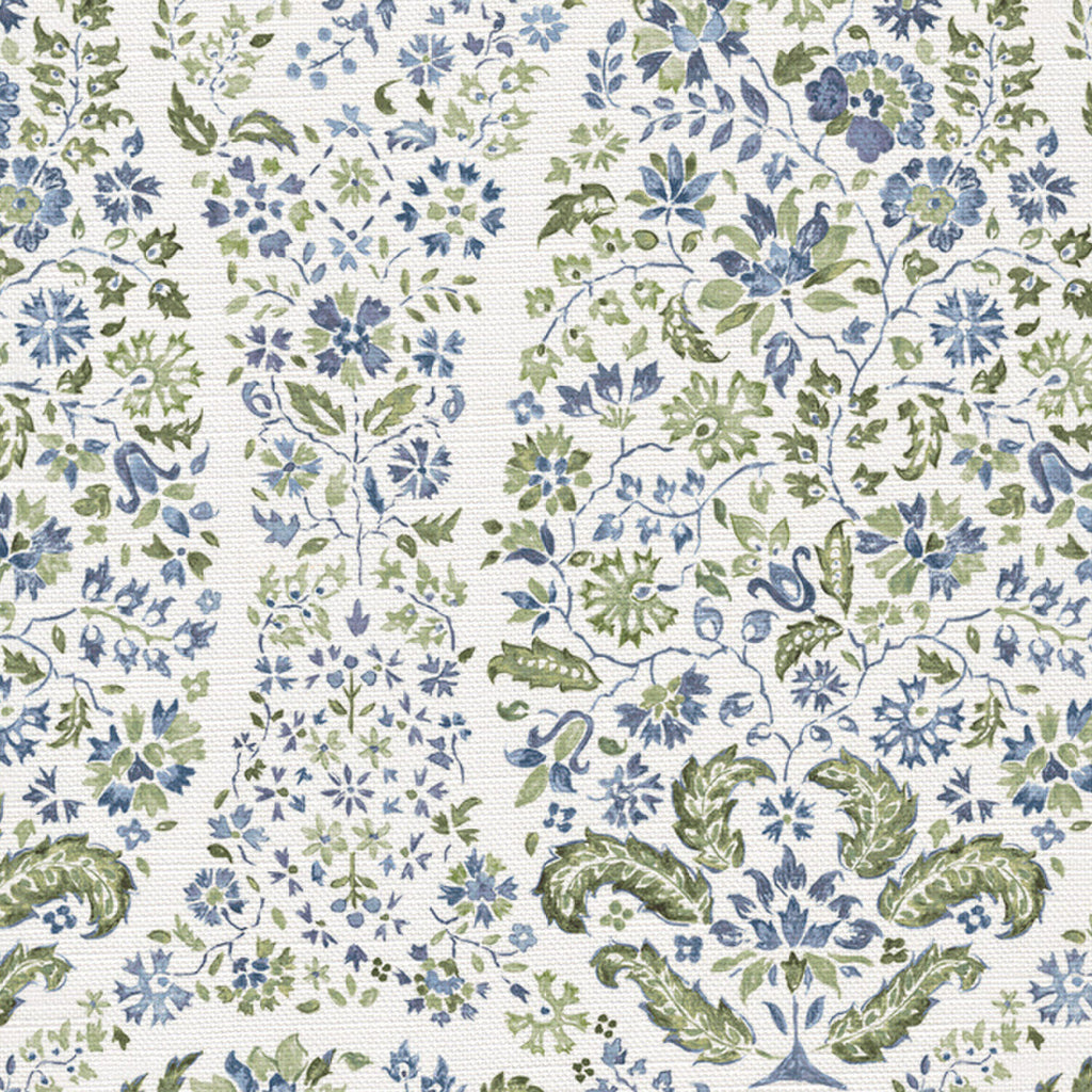 CW: Soft cornflower blue and green | BASE: Luxury Linen | HERO