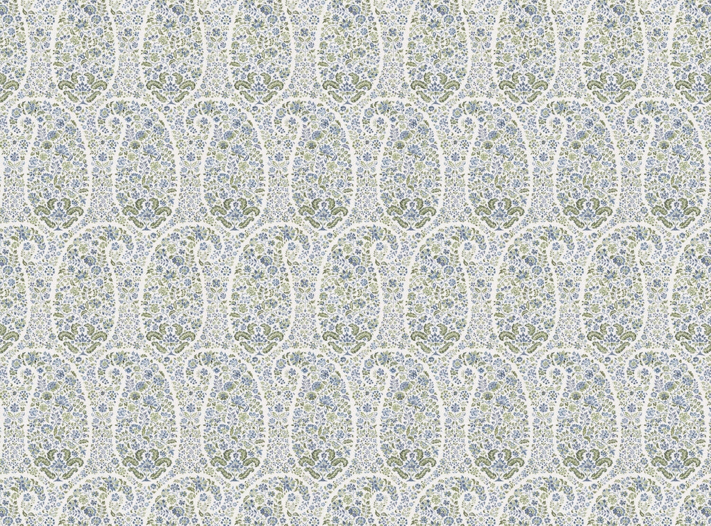 CW: Soft cornflower blue and green | BASE: Luxury Linen
