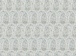 Soft cornflower blue and green