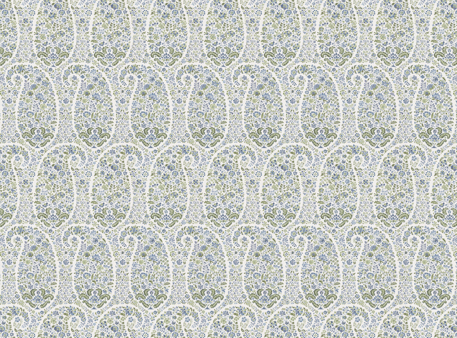 CW: Soft cornflower blue and green | BASE: Luxury Linen