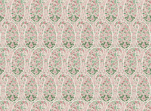 Soft pink and racing green