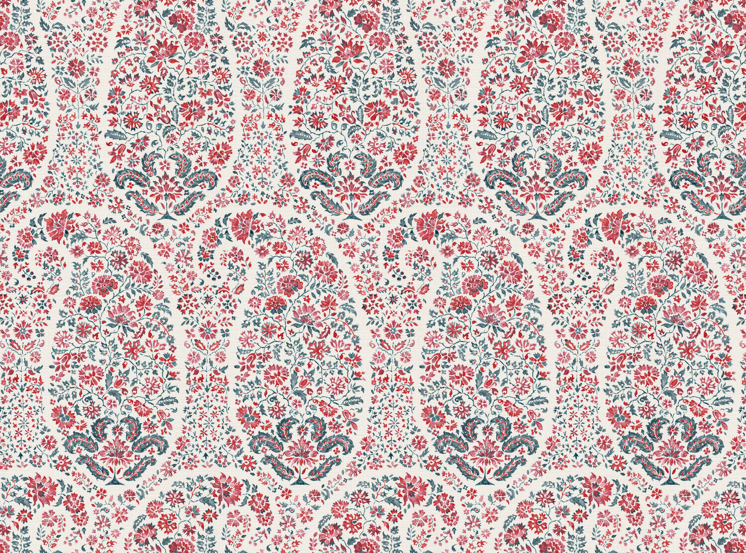 CW: Warm red and grey blue | BASE: Luxury Linen