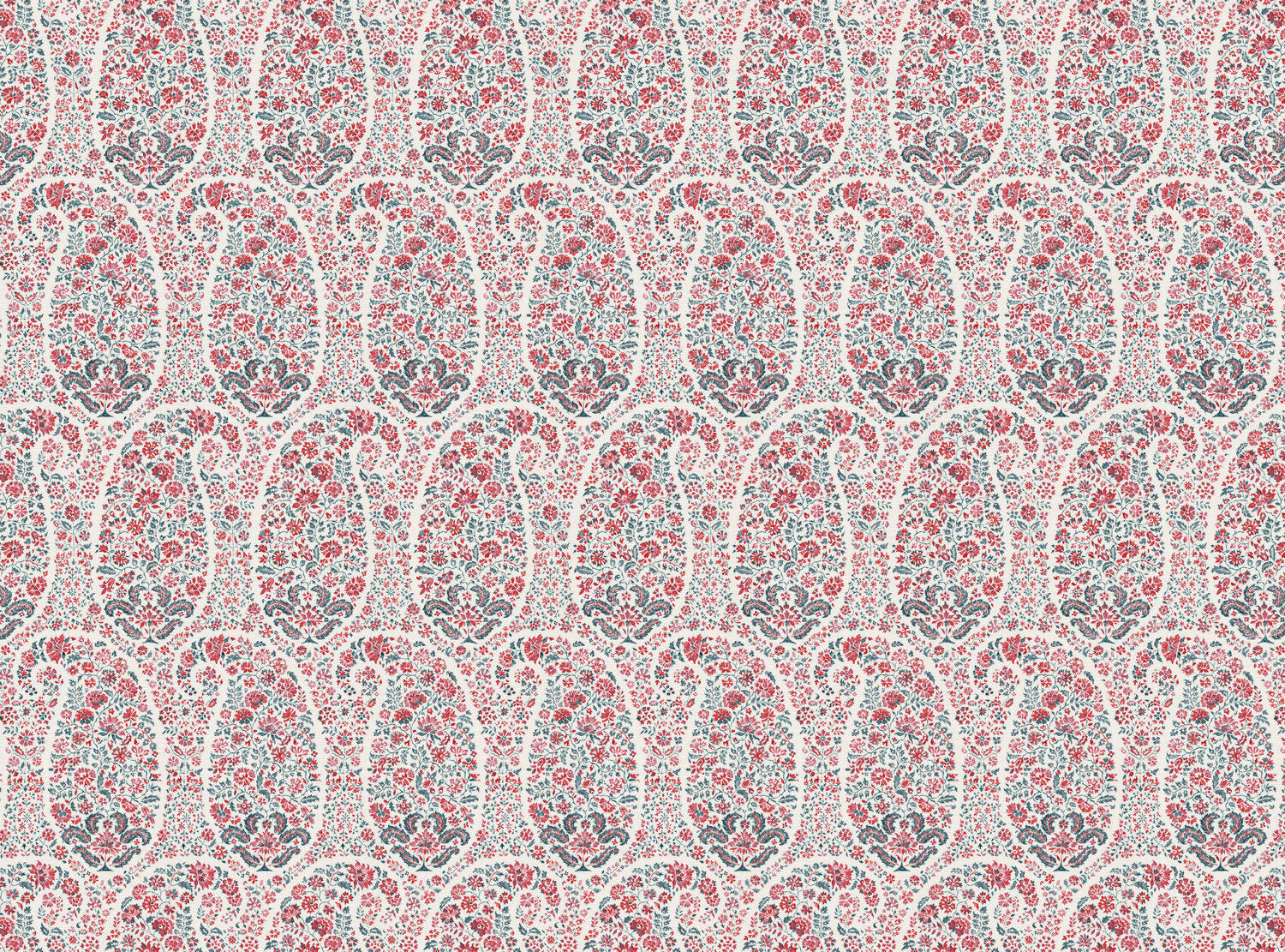 CW: Warm red and grey blue | BASE: Luxury Linen