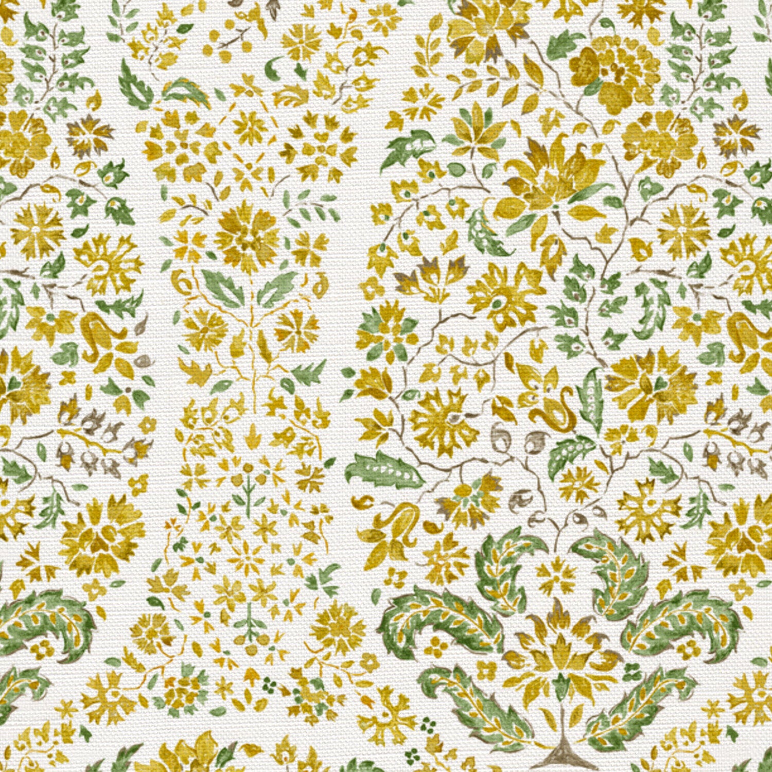 CW: Yellow bluey green | BASE: Luxury Linen | HERO