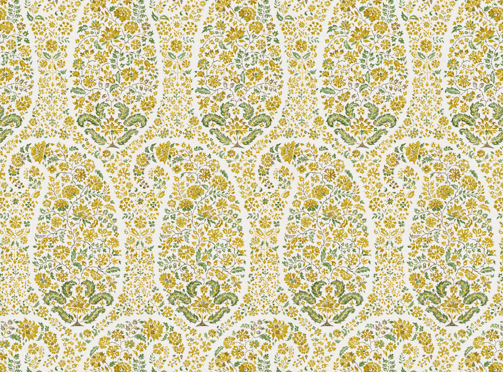 CW: Yellow bluey green | BASE: Luxury Linen