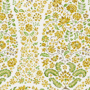 Yellow green white ground