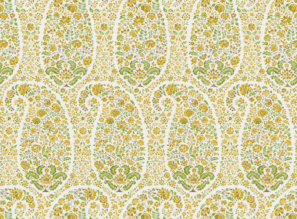CW: Yellow green white ground | BASE: Luxury Linen