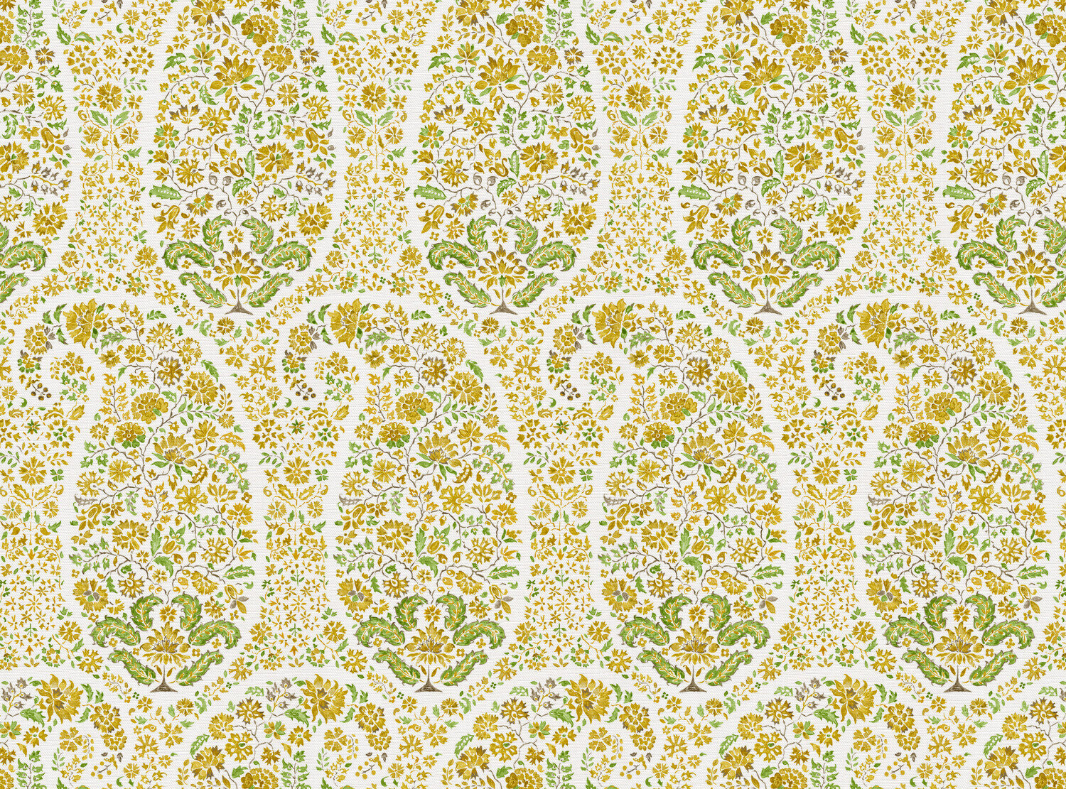 CW: Yellow green white ground | BASE: Luxury Linen