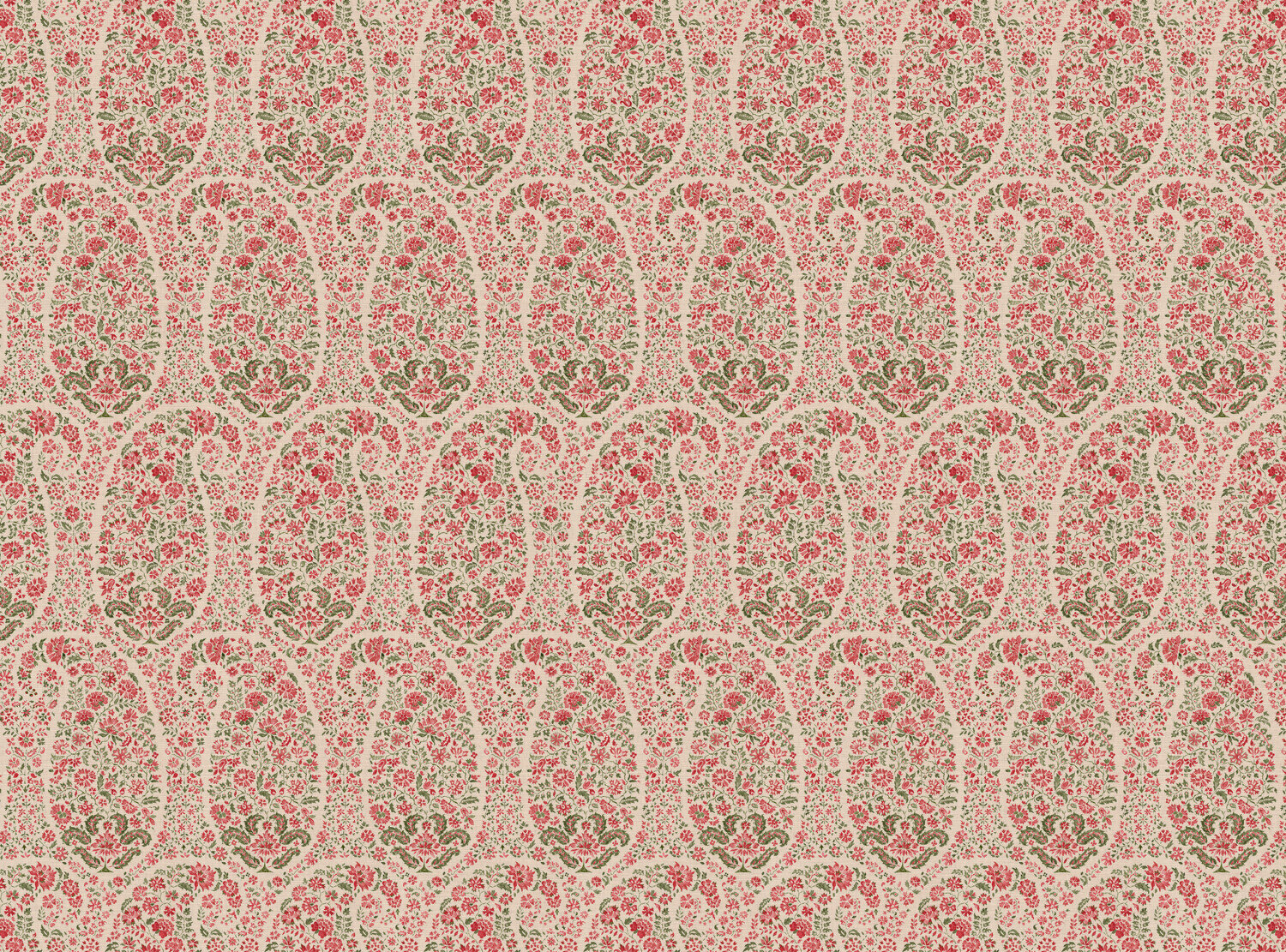 CW: Coral and fresh green | BASE: Mercia Linen