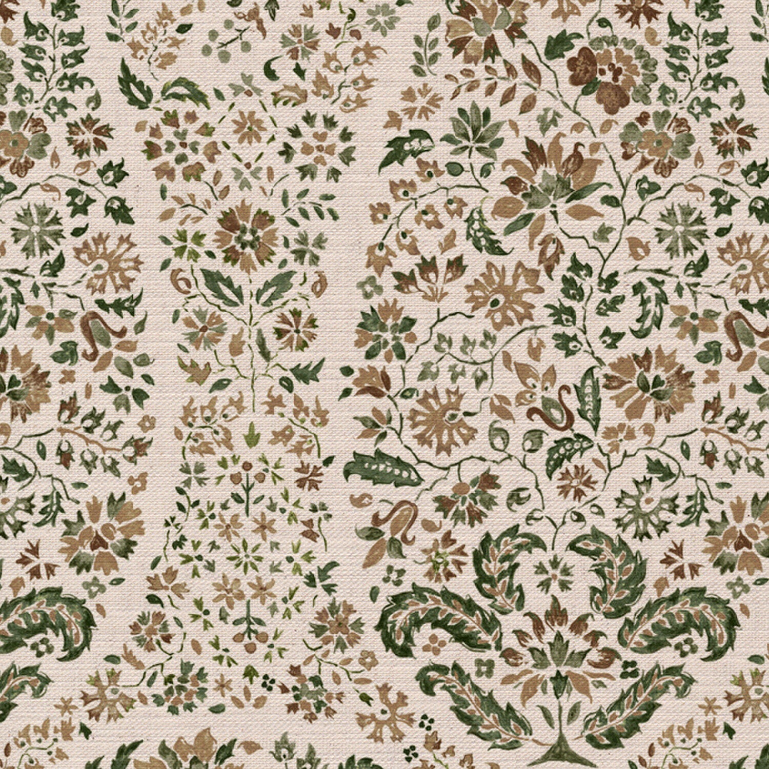 CW: Green gold and brown | BASE: Mercia Linen | HERO