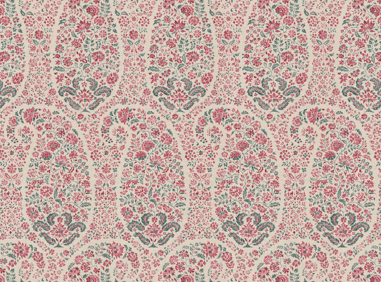 CW: Pink and duck egg | BASE: Mercia Linen