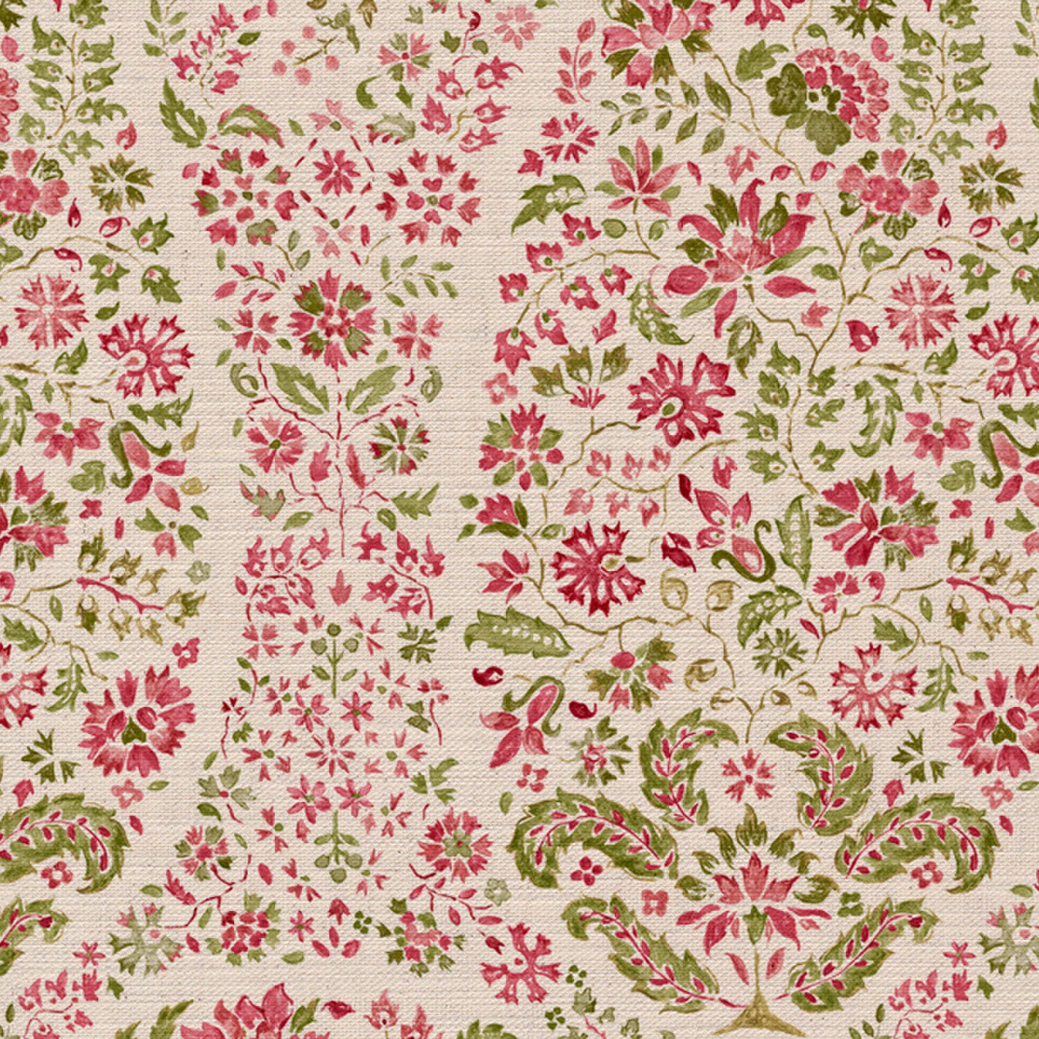 CW: Rouge pink and green | BASE: Mercia Linen | HERO