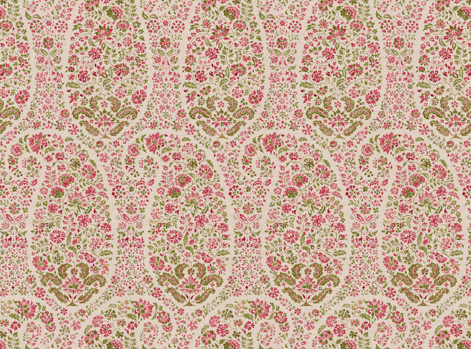 CW: Rouge pink and green | BASE: Mercia Linen