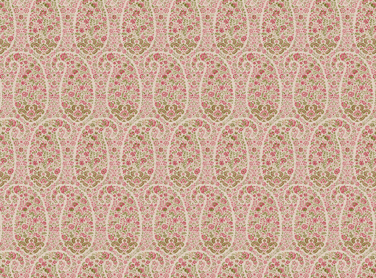 CW: Rouge pink and green | BASE: Mercia Linen