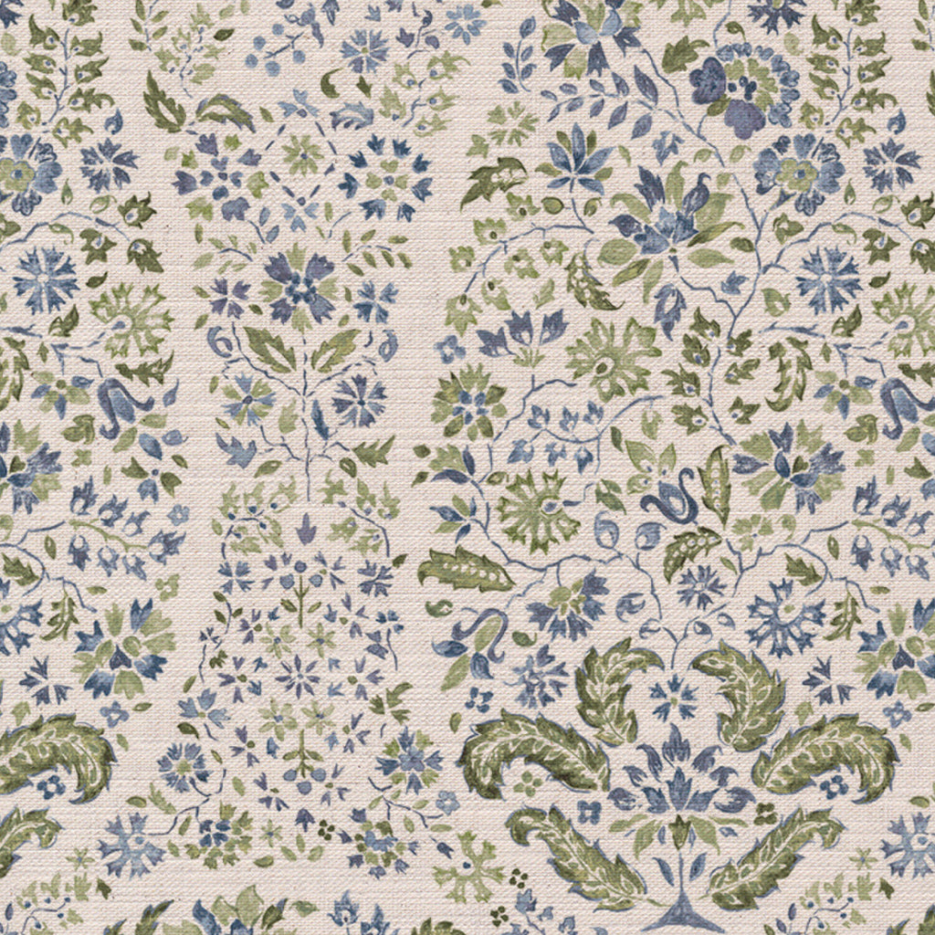 CW: Soft cornflower blue and green | BASE: Mercia Linen | HERO