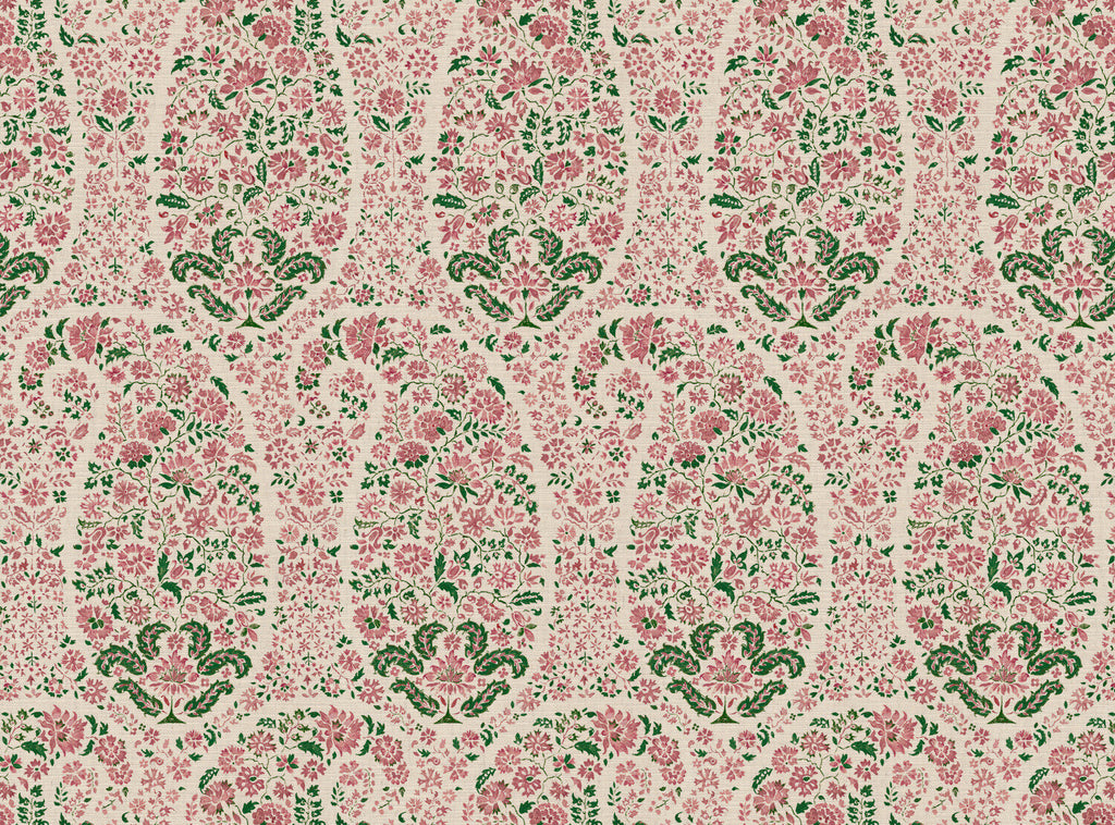 CW: Soft pink and racing green | BASE: Mercia Linen