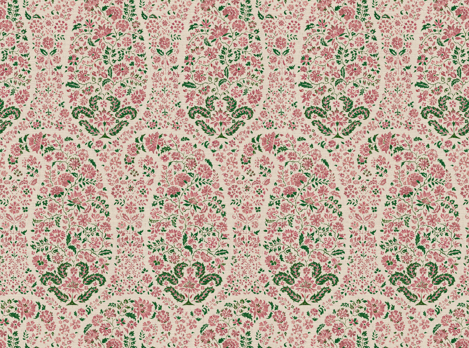 CW: Soft pink and racing green | BASE: Mercia Linen