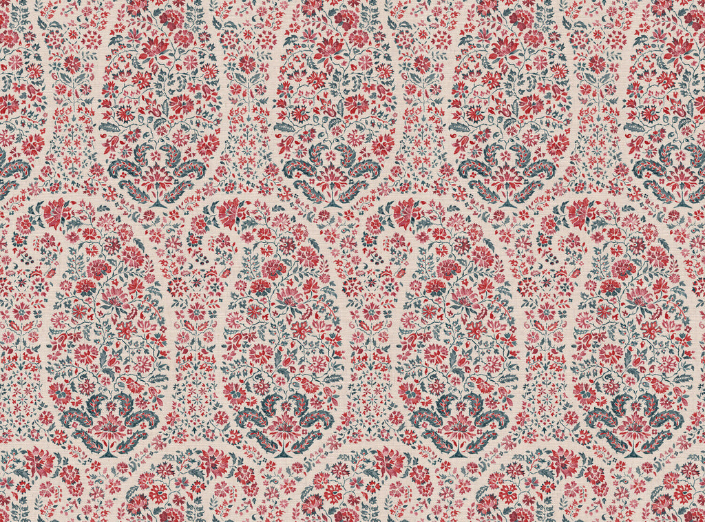 CW: Warm red and grey blue | BASE: Mercia Linen