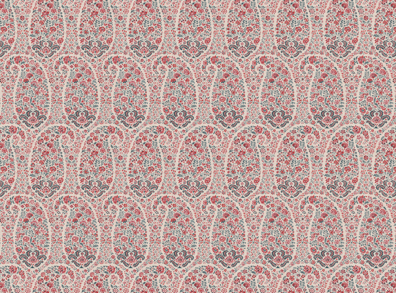CW: Warm red and grey blue | BASE: Mercia Linen